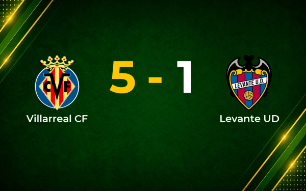 Mikautadze Brace Leads Villarreal Rout of Levante in Six-Goal Show
