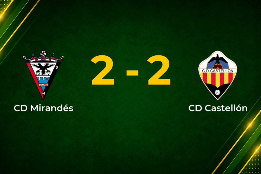 Mirandés Fight Back From Two Down to Deny Ten-Man Castellón
