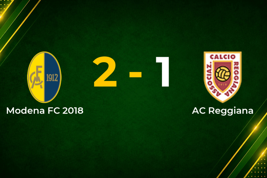 Modena Edge Reggiana 2–1 in Emilia Derby to Boost Serie B Hopes
