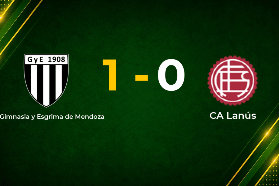 Módica Strike Earns Gimnasia Mendoza Narrow Win Over Lanús in Liga Profesional Apertura
