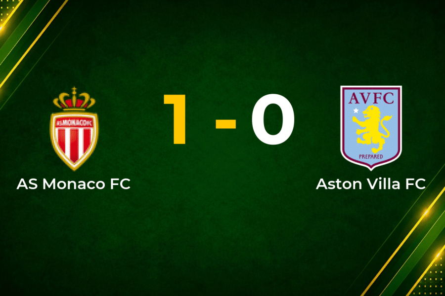 Monaco Edge Aston Villa 1–0 to Boost Champions League Group Hopes