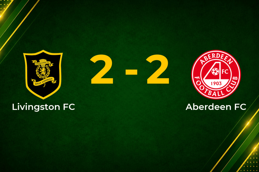 Muirhead Rescues Livingston in Dramatic Draw with Aberdeen