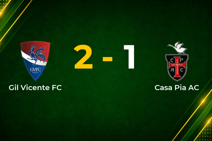 Murilo Brace from the Spot Lifts Gil Vicente Past Casa Pia
