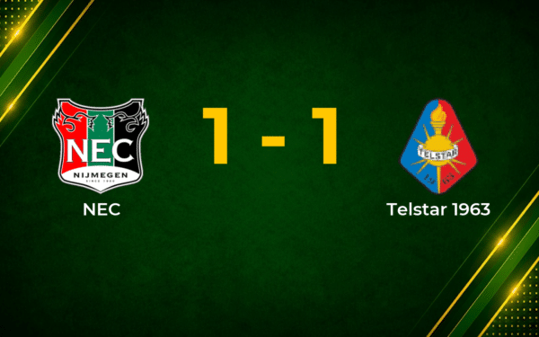 NEC Held by Telstar 1963 in Eredivisie Draw