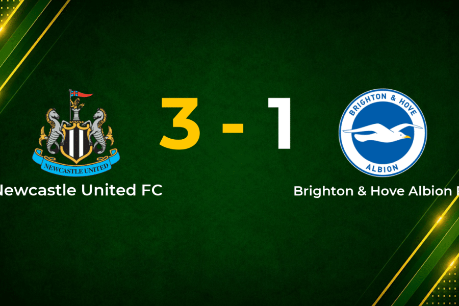 Newcastle See Off Brighton 3–1 to Strengthen Late-Season Push