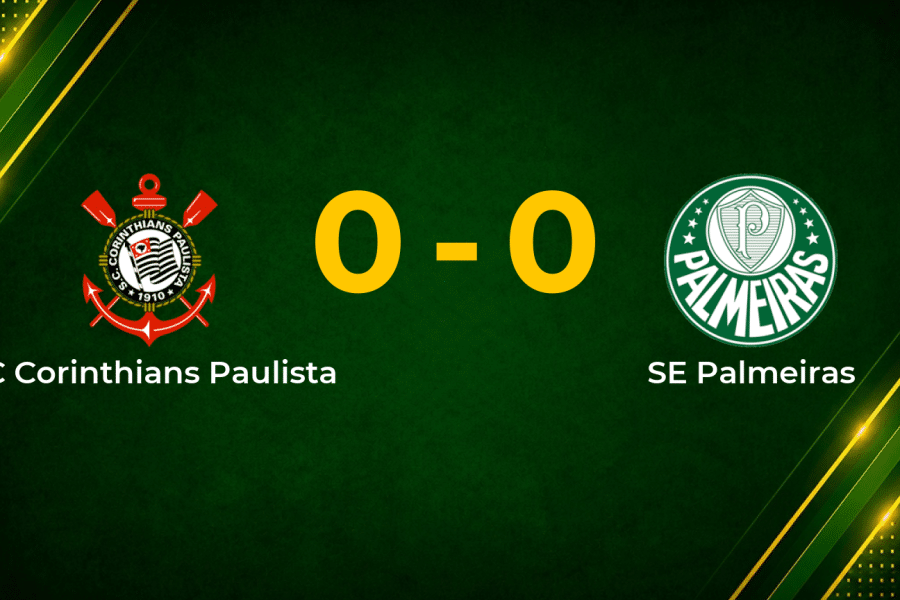 Nine-man Corinthians Hold Palmeiras to Goalless Derby Draw