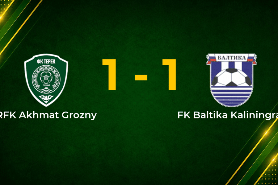 Own Goal Cancels Lacerda Strike as Akhmat and Baltika Share Points