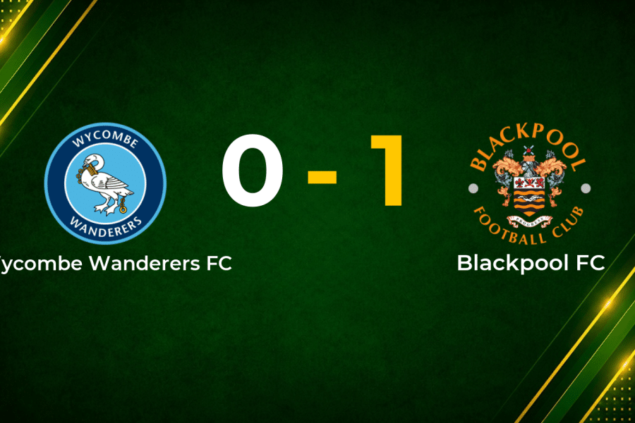 Own Goal Costs Wycombe as 10-Man Blackpool Grind Out Away Win