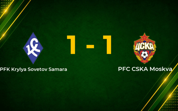 Own Goal Denies Krylya Sovetov in 1–1 Draw with CSKA Moscow