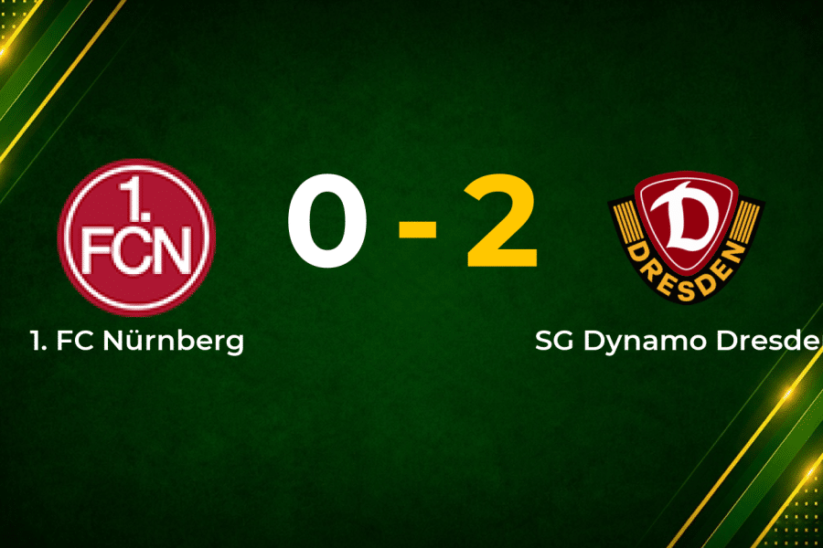 Own Goal Helps Dynamo Dresden Defeat Nürnberg in 2. Bundesliga Clash
