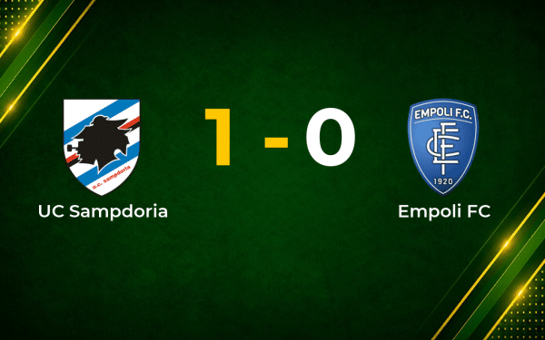 Pierini Strike Lifts Sampdoria Past Empoli in Tight Serie B Clash