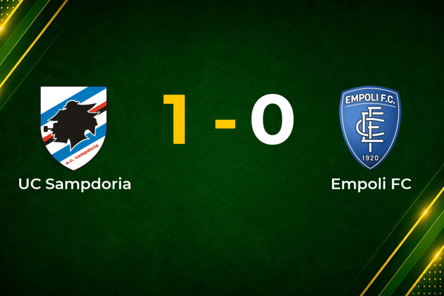 Pierini Strike Lifts Sampdoria Past Empoli in Tight Serie B Clash