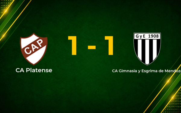 Platense Held by Late Gimnasia Mendoza Equaliser in Apertura Draw