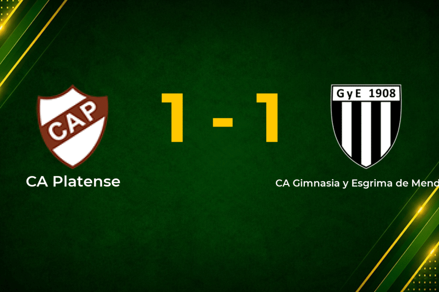 Platense Held by Late Gimnasia Mendoza Equaliser in Apertura Draw