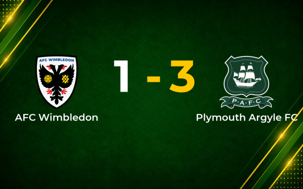 Plymouth Argyle Hit Back to Beat AFC Wimbledon 3–1 in League One