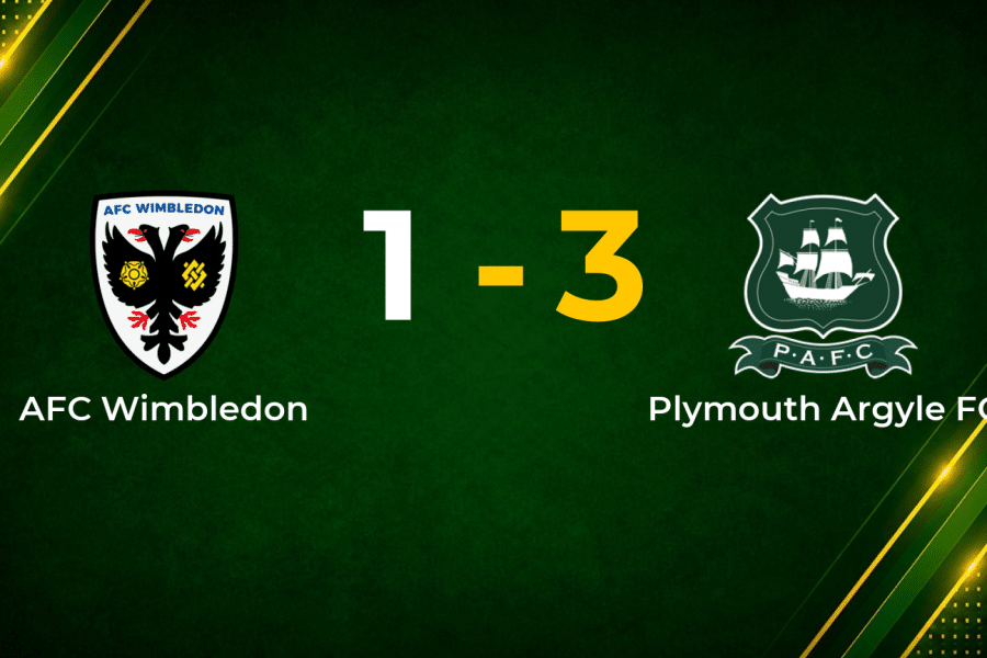 Plymouth Argyle Hit Back to Beat AFC Wimbledon 3–1 in League One
