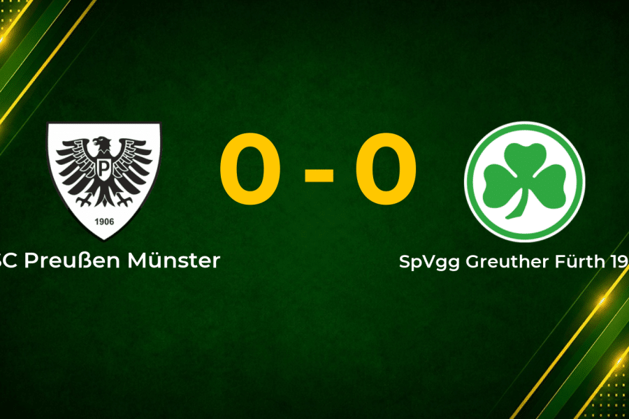Preußen Münster and Greuther Fürth Cancel Each Other Out in Goalless Stalemate