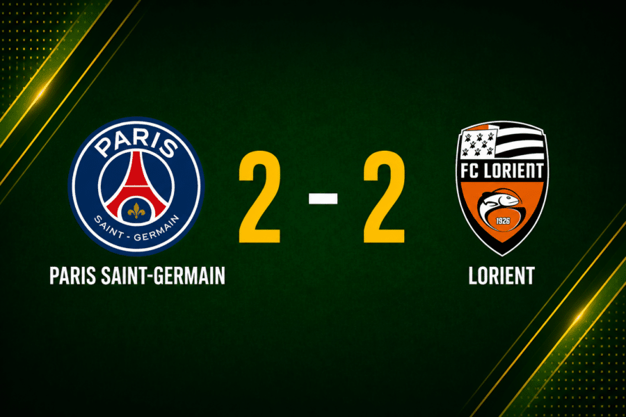 PSG frustration grows as Lorient capitalise on defensive lapses in draw