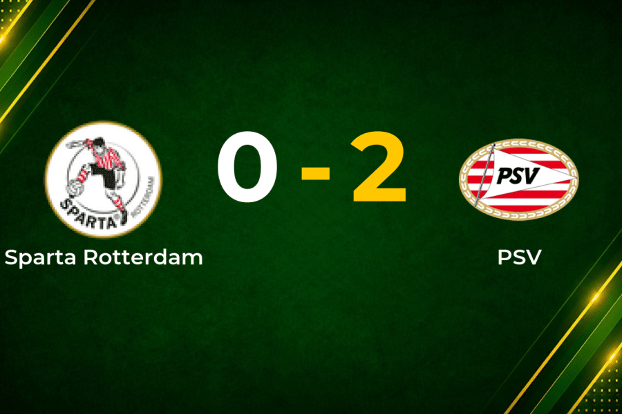 PSV stay on course with controlled 2–0 win at Sparta Rotterdam