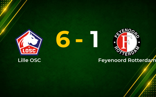 Rampant Lille Crush Feyenoord 6–1 in Champions League Group Clash