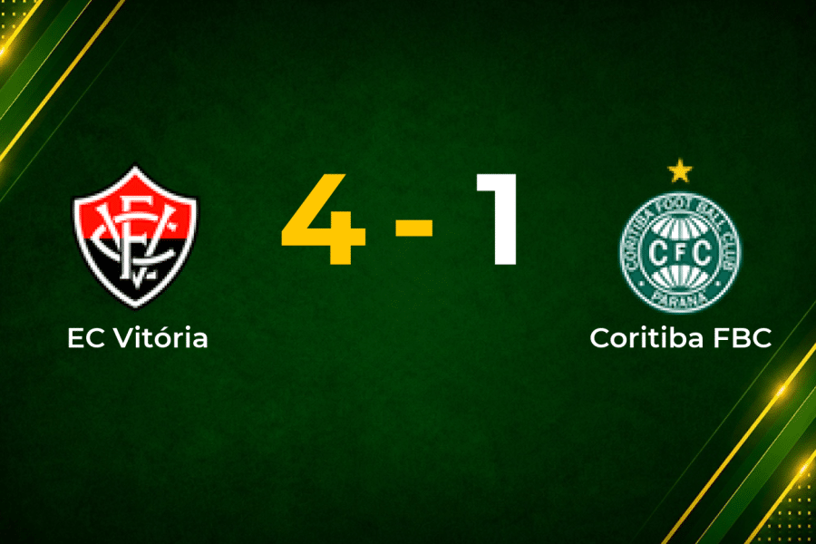 Rampant Vitória Hit Four Past 10-Man Coritiba in Série A Clash