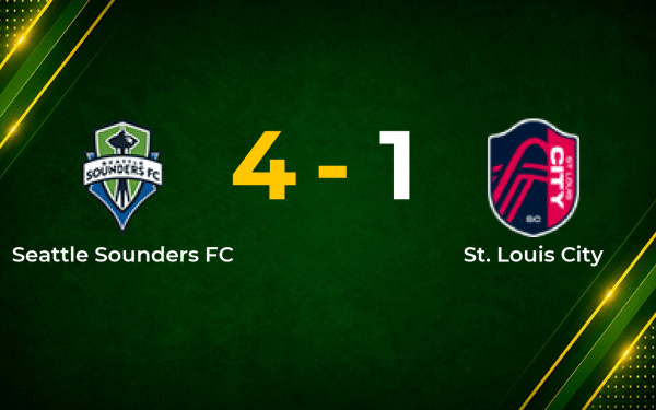 Roldan Brace Powers Seattle Sounders to 4–1 Win Over St. Louis City