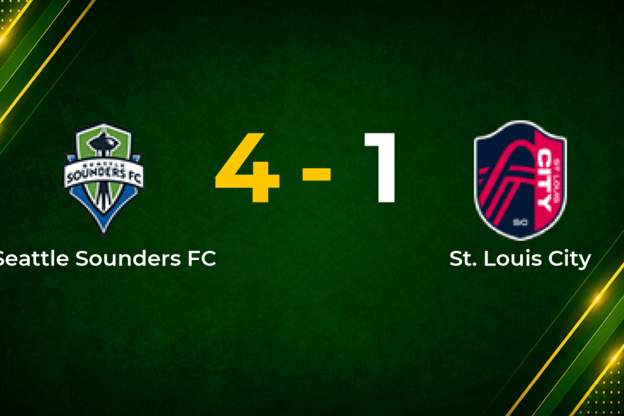 Roldan Brace Powers Seattle Sounders to 4–1 Win Over St. Louis City