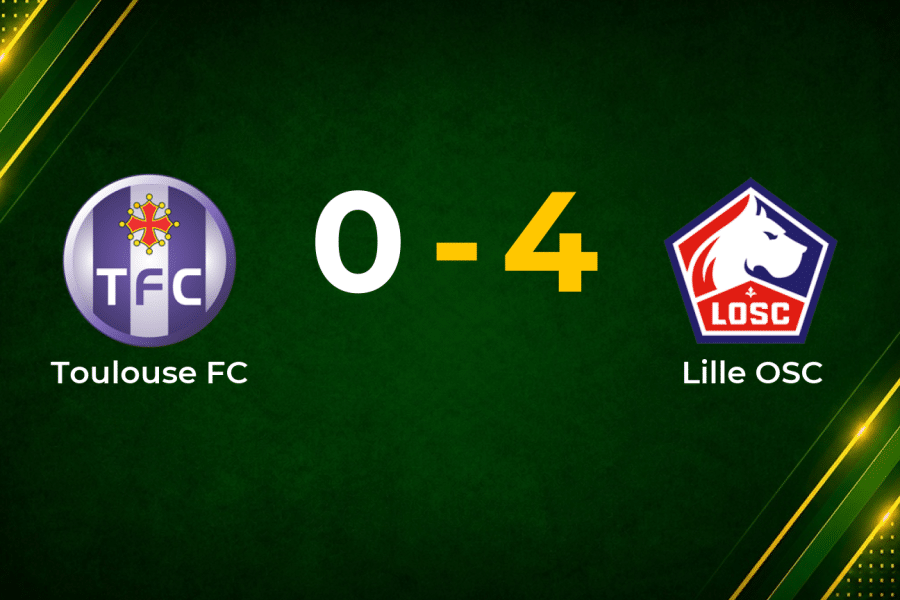 Ruthless Lille Hit Four Past Ten-Man Toulouse in Ligue 1 Rout