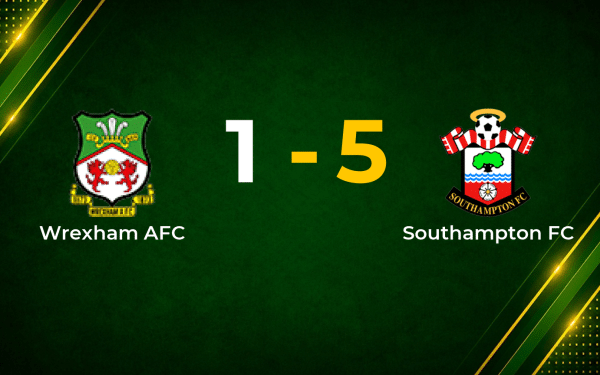 Southampton hit five past Wrexham to strengthen Championship push