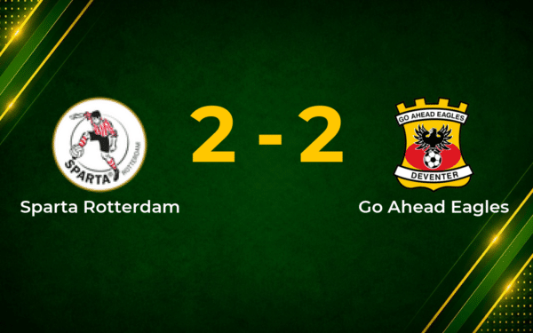 Sparta Rotterdam and Go Ahead Eagles Share Points in Four-Goal Eredivisie Draw