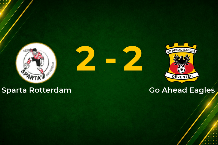 Sparta Rotterdam and Go Ahead Eagles Share Points in Four-Goal Eredivisie Draw