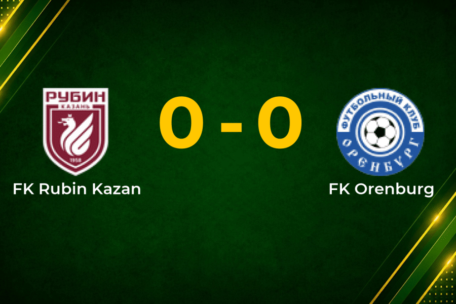 Stalemate in Kazan as Rubin and Orenburg Play Out Goalless RFPL Draw