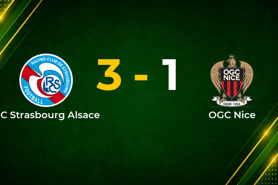 Strasbourg Strike Early to Overpower Nice in Ligue 1 Clash