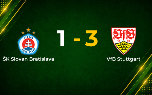 Stuttgart Claim 3–1 Victory at Slovan Bratislava to Boost Champions League Hopes