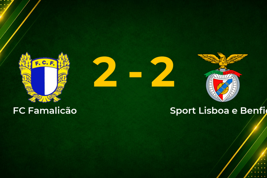 Ten-Man Benfica Let Two-Goal Lead Slip in Famalicão Thriller