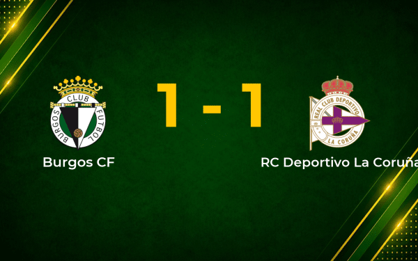 Ten-Man Burgos Battle Back to Hold Deportivo in Segunda División Draw