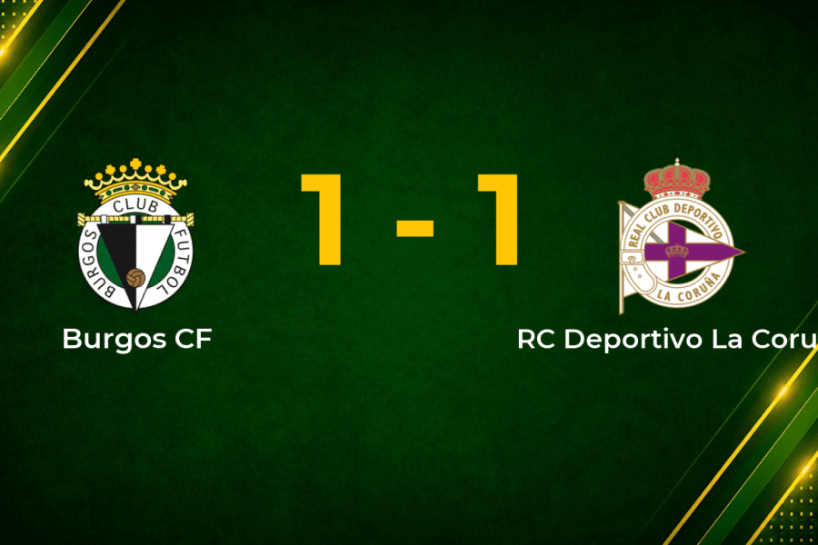Ten-Man Burgos Battle Back to Hold Deportivo in Segunda División Draw