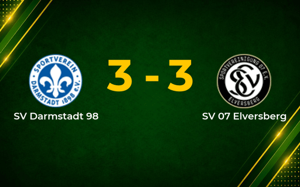Ten-man Darmstadt and Elversberg share six-goal thriller in 2. Bundesliga