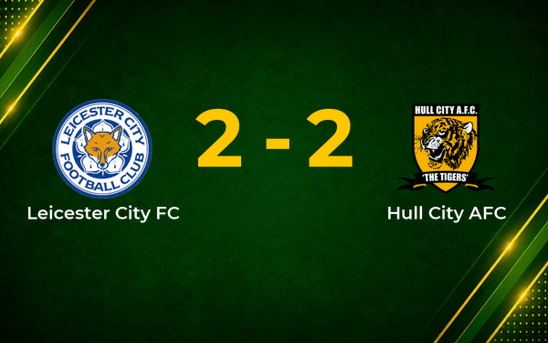 Ten-Man Hull City Hold Leicester in Four-Goal Championship Thriller