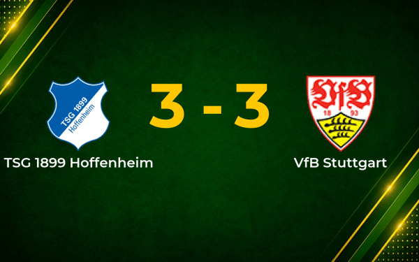 Ten-Man Stuttgart Snatch Dramatic Late Draw at Hoffenheim in Six-Goal Thriller