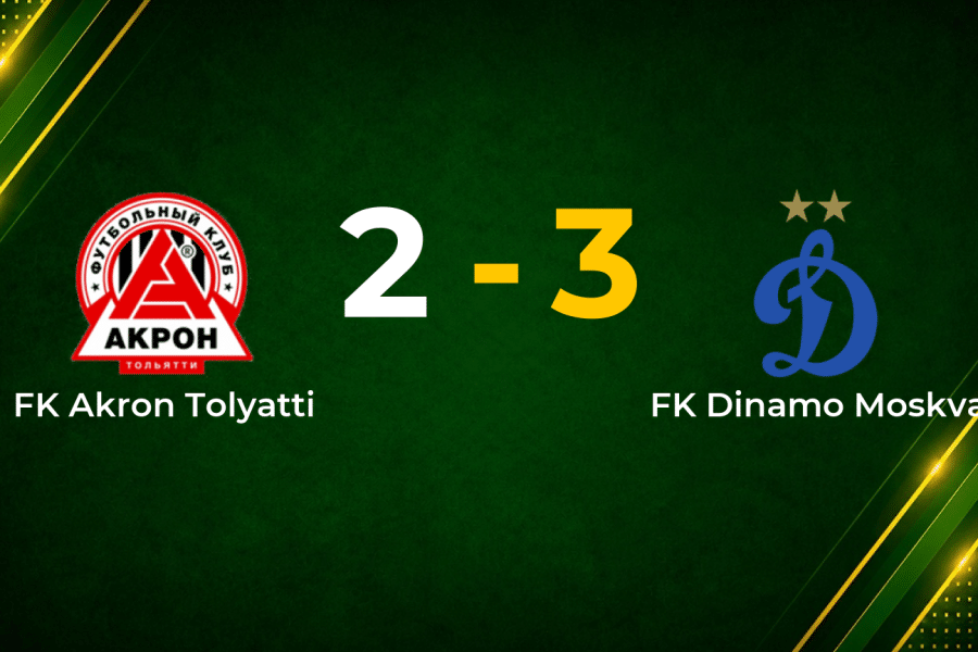 Tyukavin’s Stoppage-Time Winner Lifts Dinamo Moskva in Five-Goal RFPL Thriller