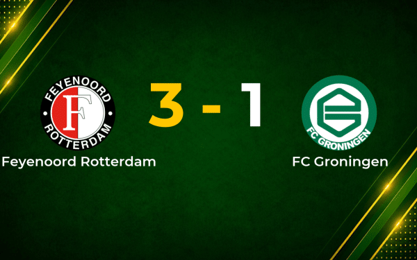 Ueda Brace Sends Feyenoord Past Groningen in Eredivisie Clash
