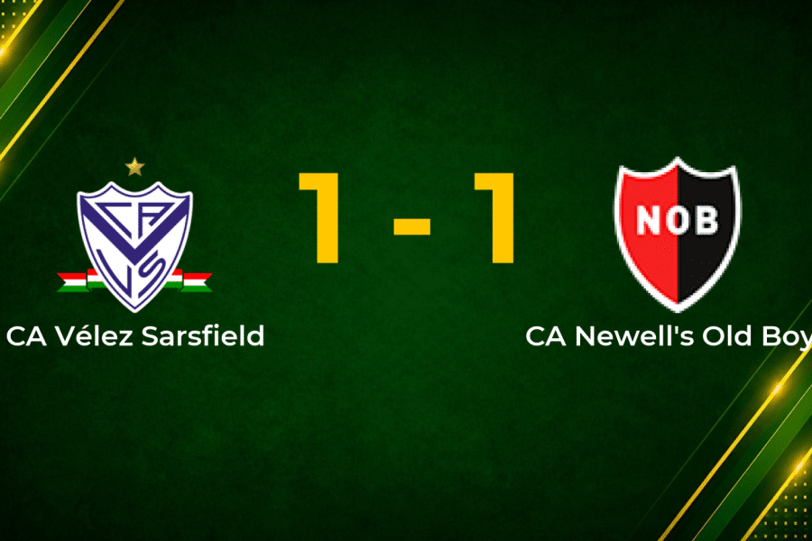Vélez and Newell’s Share the Points in Tight Liga Profesional Clash