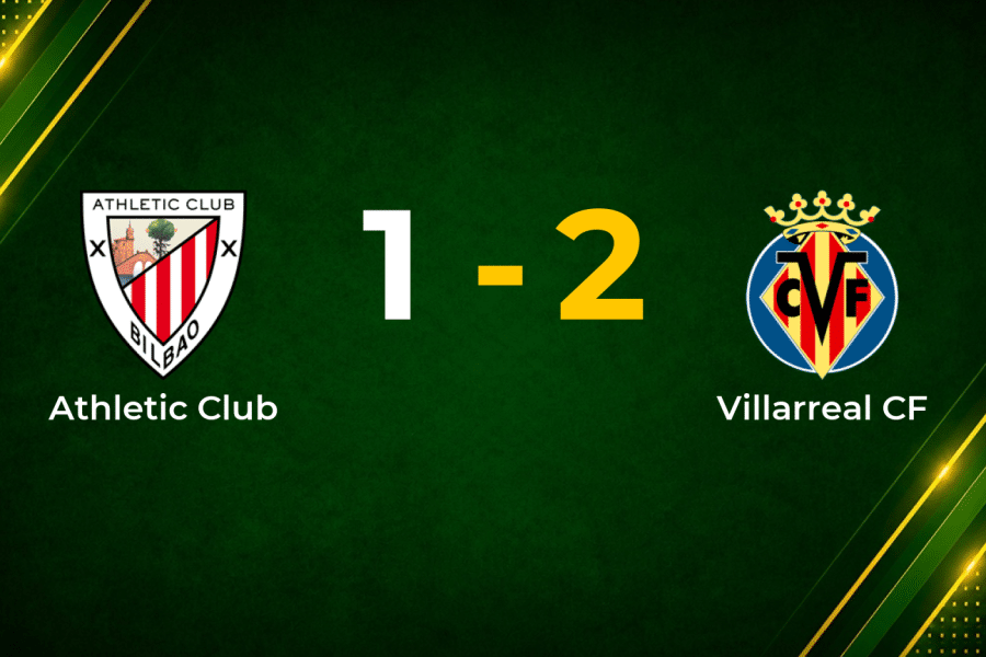 Villarreal Edge Athletic Club 2–1 in Hard-Fought Clash at San Mamés