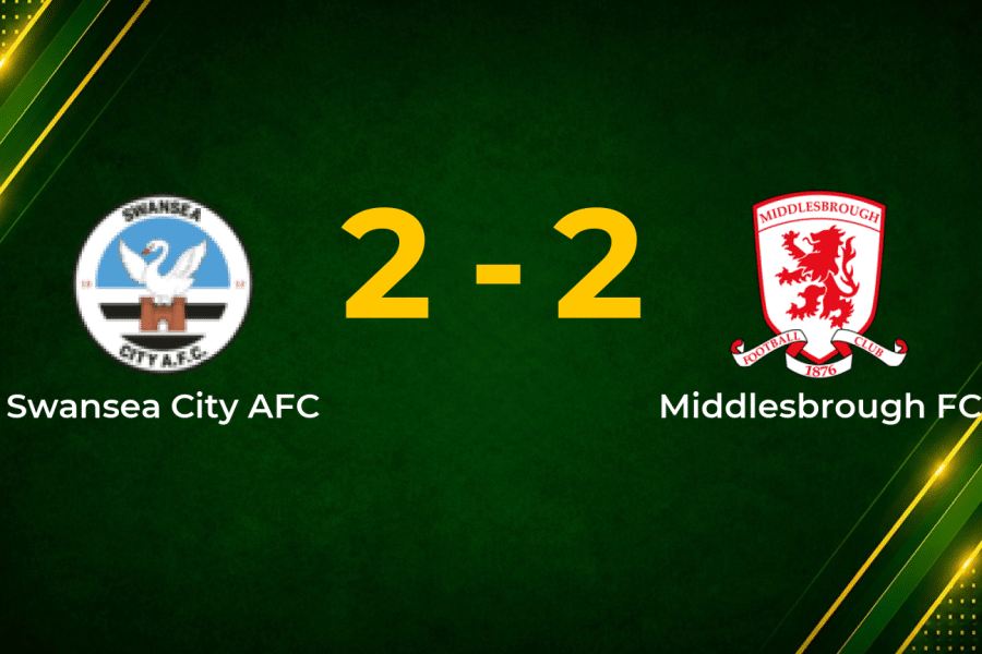 Vipotnik and Conway star as Swansea and Middlesbrough share penalty-heavy draw