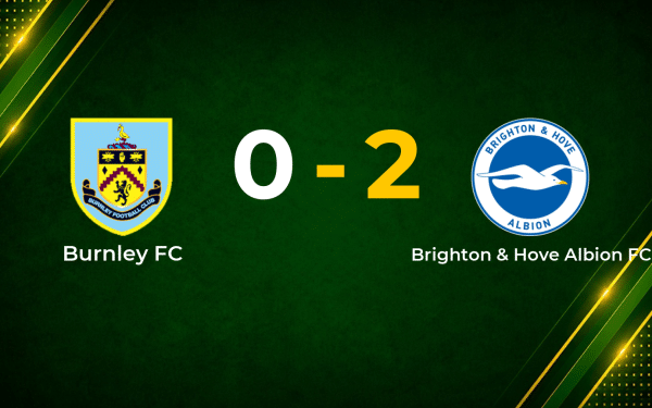Wieffer Brace Fires Brighton to Controlled Win at Burnley