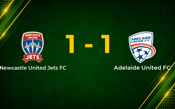 Wilmering’s Stoppage-Time Strike Rescues Point for Newcastle Jets Against Adelaide United