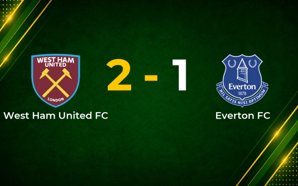 Wilson’s Stoppage-Time Winner Lifts West Ham to Dramatic Victory Over Everton
