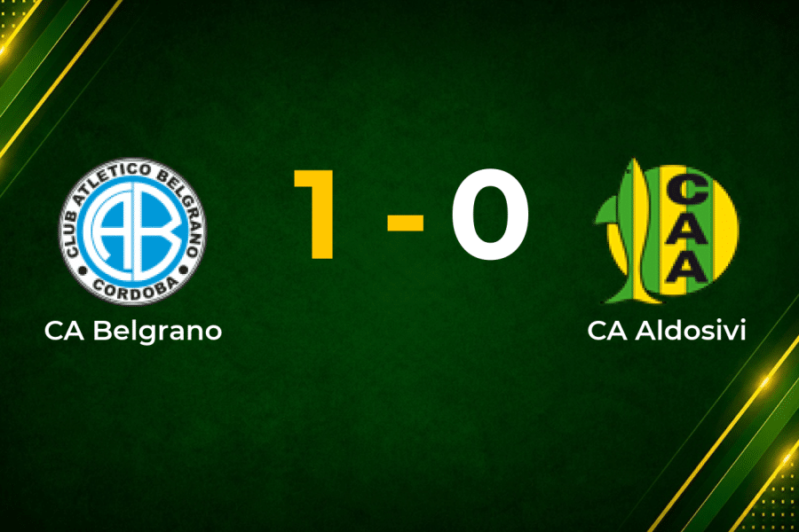 Zelarayán Strike Gives 10-Man Belgrano Crucial Apertura Win Over Aldosivi